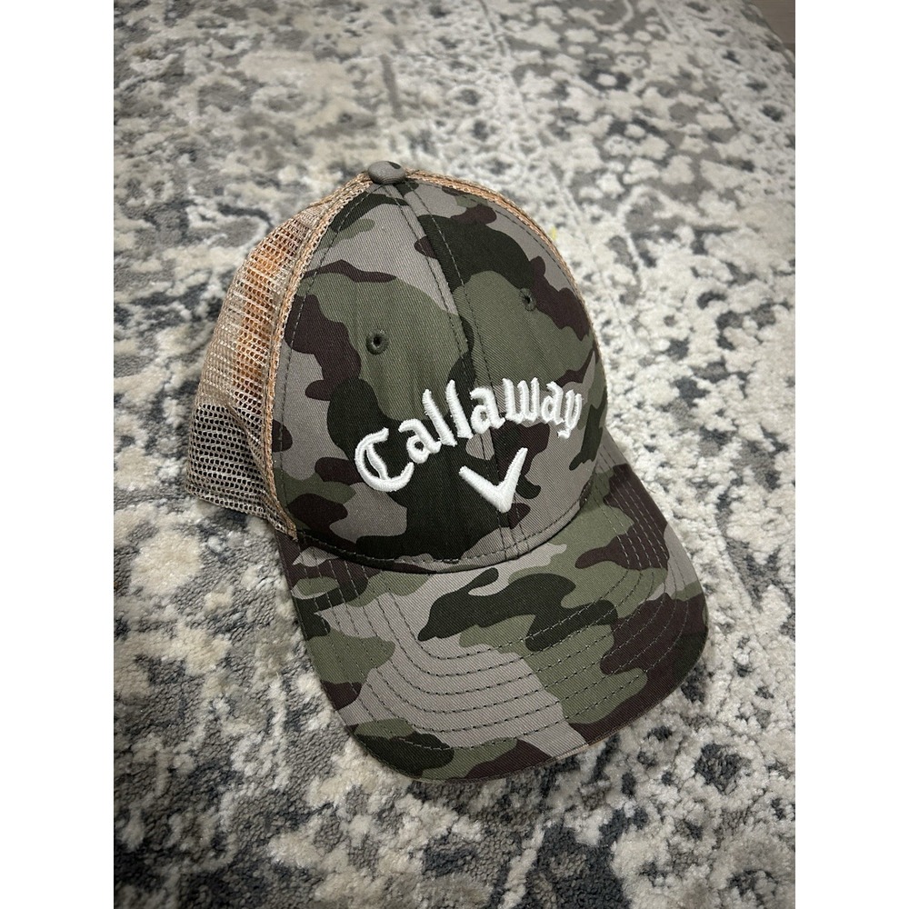 Callaway X2 Hot Camo Adjustable SnapBack Gold Hat